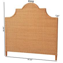 Wholesale Interiors bali and pari Melanie Bohemian King Headboard