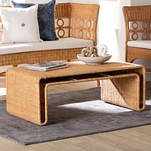 Wholesale Interiors bali and pari Nevada Rattan Coffee Table