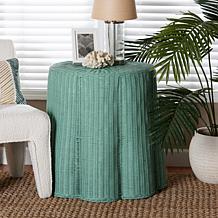 Wholesale Interiors bali and pari Palm Rattan Console Table Round