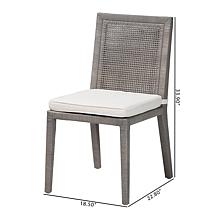 Wholesale Interiors bali and pari Sofia Rattan Dining Chair