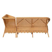 Wholesale Interiors bali and pari Tamara Rattan Dining Bench Set
