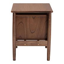 Wholesale Interiors Baxton Studio Alyssa Japandi Wood Nightstand