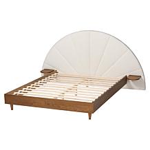 Wholesale Interiors Baxton Studio Bernice Cream Queen Bed