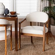 Wholesale Interiors Baxton Studio Biana Boucle Dining Chair