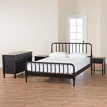 Wholesale Interiors Baxton Studio Braith King Set Nightstands