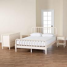 Wholesale Interiors Baxton Studio Braith Queen Set Nightstands