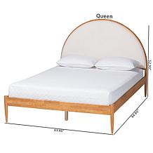 Wholesale Interiors Baxton Studio Dawson Cream Queen Bed