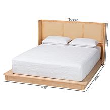 Wholesale Interiors Baxton Studio Glennis Brown Queen Bed