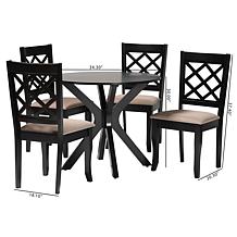 Wholesale Interiors Baxton Studio Jana Sand Dining Set