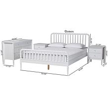 Wholesale Interiors Baxton Studio Lucera Full 4 Piece Set