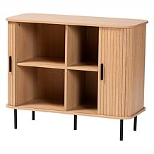 Wholesale Interiors Baxton Studio Lucia Fluted Storage Cabinet