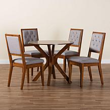 Wholesale Interiors Baxton Studio Mana Modern Wood 5-piece Dining Set