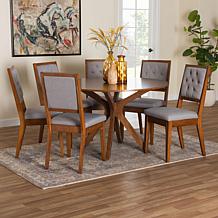 Wholesale Interiors Baxton Studio Mana Modern Wood 7pc Dining Set