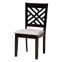 Wholesale Interiors Baxton Studio Norah Modern Fabric Wood Dining Set