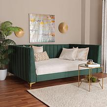 Wholesale Interiors Baxton Studio Oksana Velvet Full Daybed