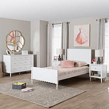 Wholesale Interiors Baxton Studio Roni White Twin Bedroom Set