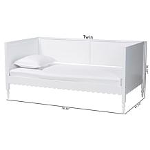 Wholesale Interiors Baxton Studio Roni White Wood Twin Daybedd