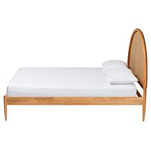 Wholesale Interiors Baxton Studio Wrenley Oak Queen Bed