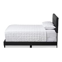 Wholesale Interiors Brookfield Charcoal Fabric Bed - King