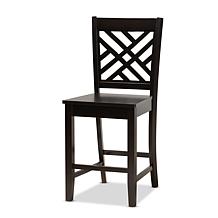 Wholesale Interiors Caron Wood 5PC Pub Set - Dark Brown