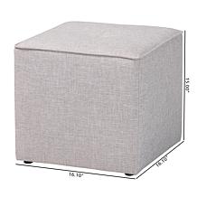 Wholesale Interiors Corinne Fabric Upholstered Ottoman