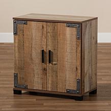 Wholesale Interiors Cyrille Wood 2-Door Shoe Cabinet