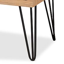 Wholesale Interiors Denali Wood and Metal Storage Cabinet