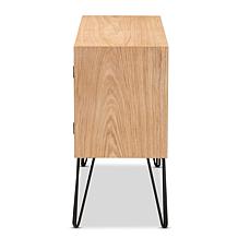 Wholesale Interiors Denali Wood and Metal Storage Cabinet
