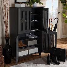 Wholesale Interiors Fernanda 4-Door Entryway Shoe Storage Cabinet