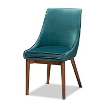 Wholesale Interiors Gilmore Velvet Fabric Upholstered 5PC Dining Set