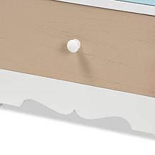 Wholesale Interiors Kalila Modern and Contemporary 3-Drawer Nightstand