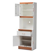 Wholesale Interiors Laurana Wood Kitchen Cabinet and Hutch