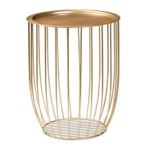 Wholesale Interiors Mabon Modern and Contemporary Gold End Table
