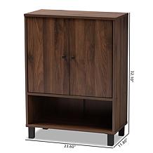 Wholesale Interiors Rossin 2-Door Entryway Shoe Storage Cabinet