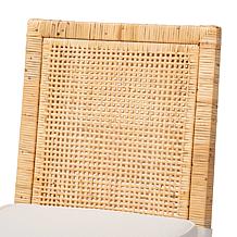 Wholesale Interiors Sofia Wood and Rattan Dining Chair