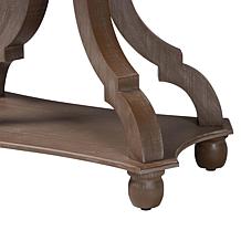 Wholesale Interiors Yannick French Country Wood End Table w/Tray Top