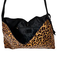 Wildflower Genuine Suede or Haircalf Leather V Hobo