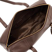 Wildflower Glove Leather Barrel Satchel