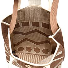 Wildflower Small Knit Crossbody Tote with Tassel