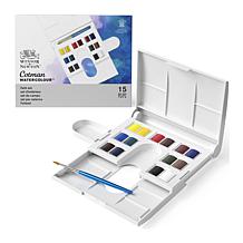 WINSOR AND NEWTON Cotman Water Color Compact Set of 14