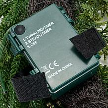 Winter Lane 26" Illuminated Holiday Wreath