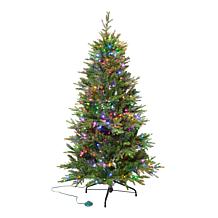 Winter Lane 5' Pre-Lit Majestic Fir Artificial Christmas Tree