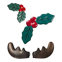 Winter Lane Christmas Iron Nesting Cones Set of 3