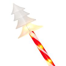 Winter Lane Tree Shaped Stake LED Lights - Set of 4