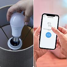 WiZ A19 Soft White Wi-Fi/Bluetooth Bulb 2-Pack