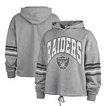 Women's '47 Heather Gray Las Vegas Raiders Upland Bennett Pullover ...