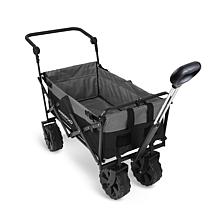 Wonderfold Wagon Beach Tire Push and Pull Folding Wagon