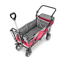 Wonderfold Wagon Push and Pull Outdoor Folding Wagon with Canopy