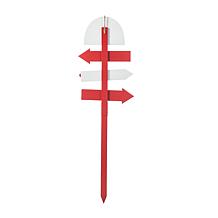 Wooden Valentine's Rainbow Word Sign Patch or Yard Stake