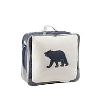 Woolrich Alton 4-pc Navy/Ivory Plush Sherpa Full/Queen Comforter Set